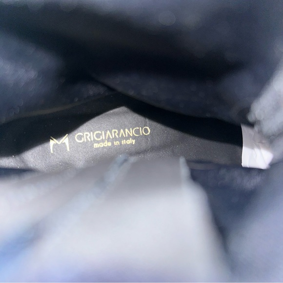 Grigiarancio Navy Blue Suede Sock Boots | Block Heel | Size 40 - Picture 7 of 9